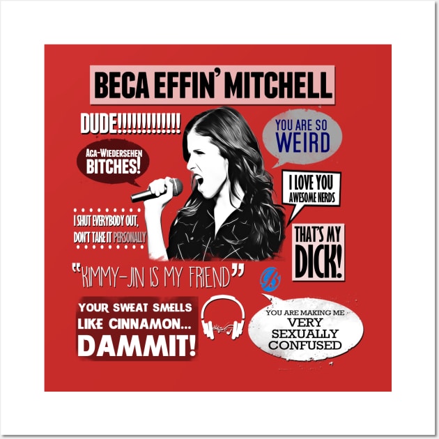 Beca Mitchell - Pitch Perfect Wall Art by samaritan100